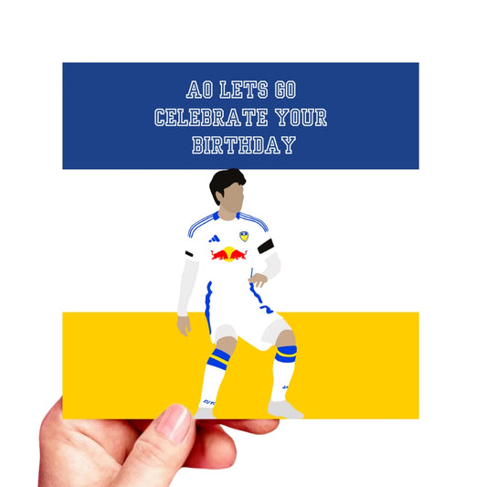 AO Tanaka Leeds United LUFC card