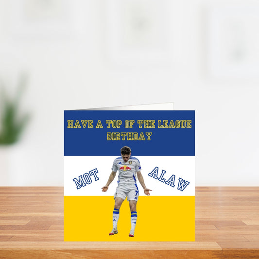 Leeds United Birthday Card - Dan James LUFC