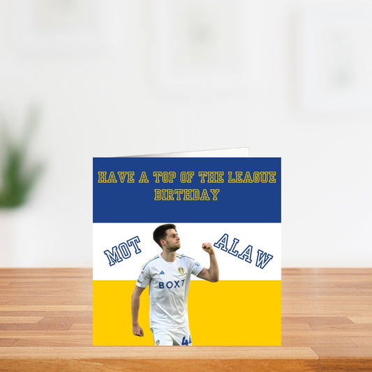 Leeds United Birthday Card - llia Gruev LUFC