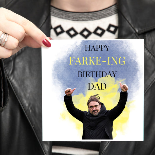 Happy Farke-ing Birthday Dad - Leeds United