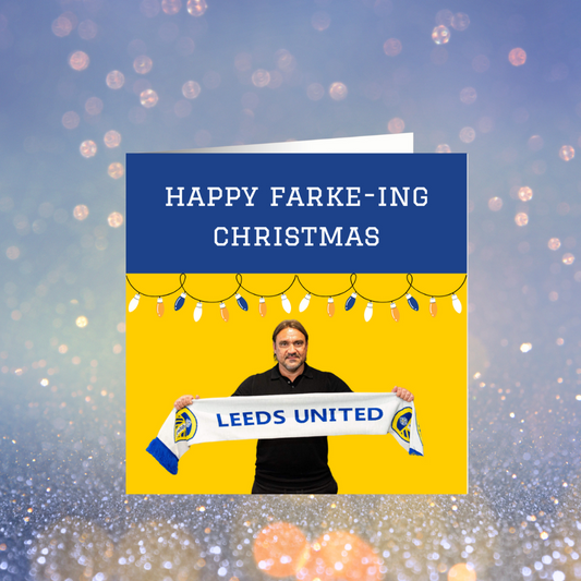 LUFC Christmas Card - Happy Farke-ing Christmas