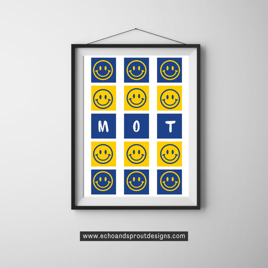 LUFC MOT Leeds United wall art print