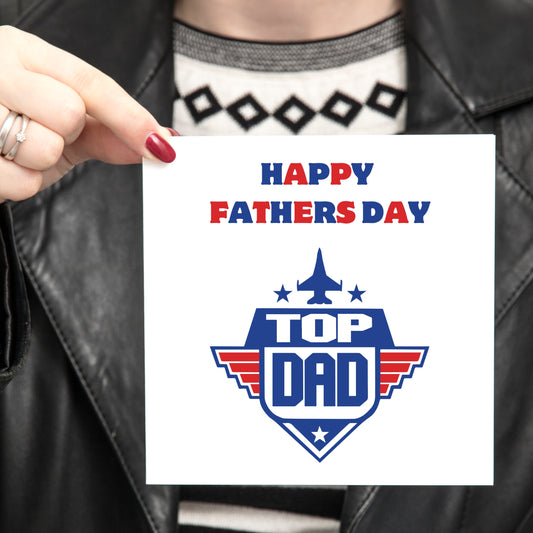 Top Dad - Fathers day Card