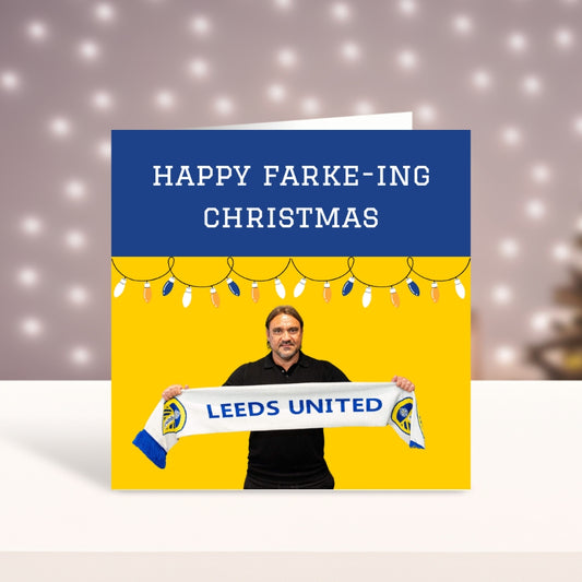 LUFC Christmas Card - Happy Farke-ing Christmas